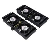 ExtraLink  Wentylator do szaf 19" 230V 350x320x50mm (czarna) - 1323265 - zdjęcie 3
